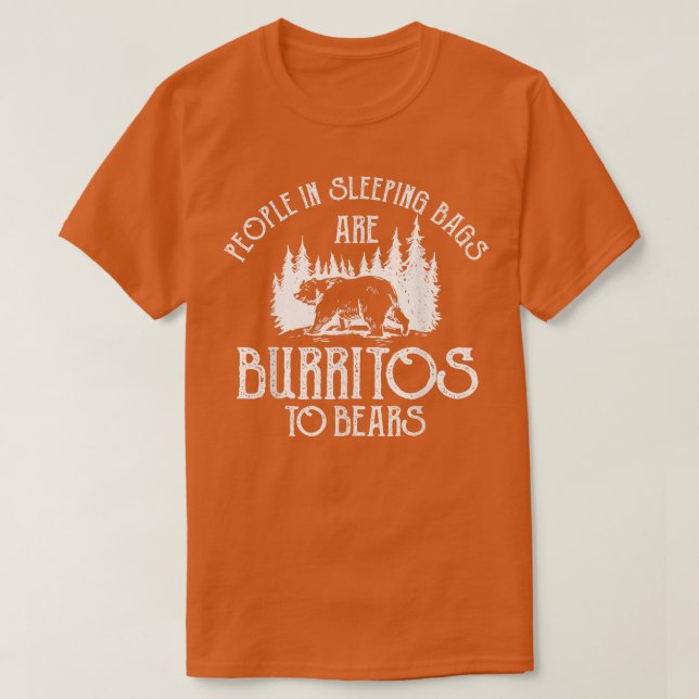 Camiseta Burritos Mexicanos Sensibilização para a Comida de (Frente do Design)