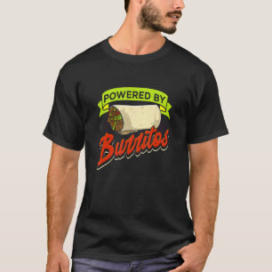 Camiseta Burritos Para Comida Mexicana Acionada Por Burrito