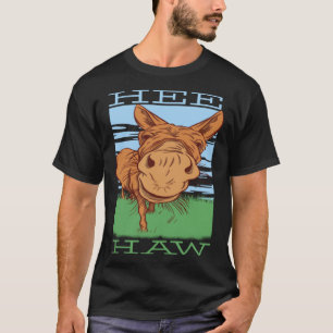 Camiseta Burro Burro Mini Cavalo Hee Haws
