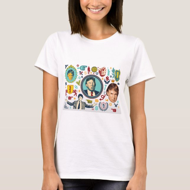 Camiseta burro engraçado (Frente)