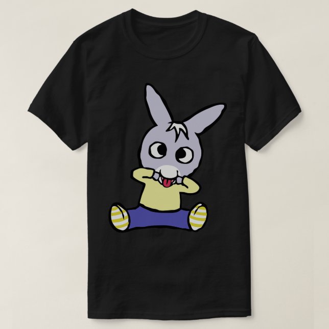 Camiseta burro engraçado (Frente do Design)