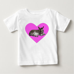 Camiseta Burro no Coração Rosa
