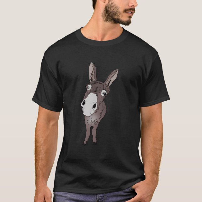 Camiseta Burro Procurando Burros Cavalos (Frente)