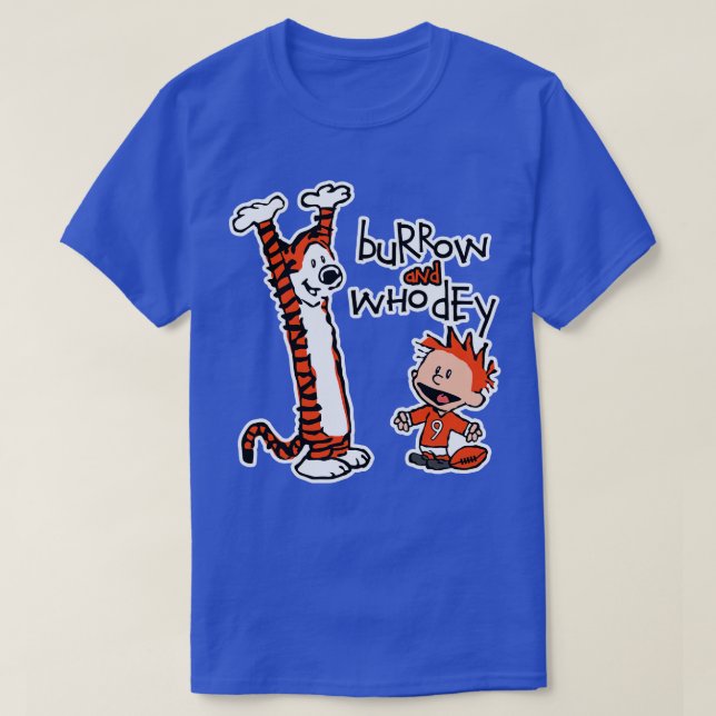 Camiseta Burrow Who Dey (Frente do Design)
