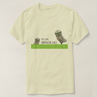 Camiseta Burrowing a arte da coruja
