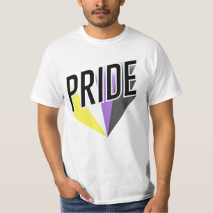 Camiseta Burst de Orgulho Não Binário