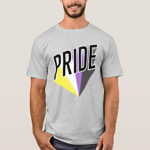 Camiseta Burst de Orgulho Não Binário
