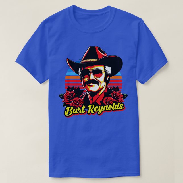 Camiseta Burt Reynolds Vintage Design (Frente do Design)