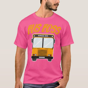 Camiseta Bus Boss Funny School Bus Driver Classic TShirt