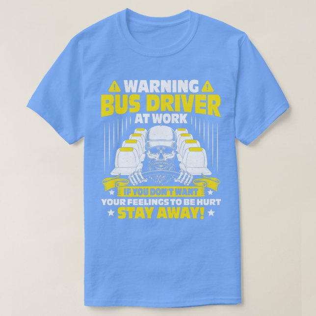 Camiseta Bus Driver Busman Schoolbus School Bus Idet (Frente do Design)