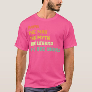 Camiseta Bus Driver Engraçado Presente para ele Driver de B