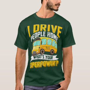 Camiseta Bus Driver Transport Omnibus School Bus Público