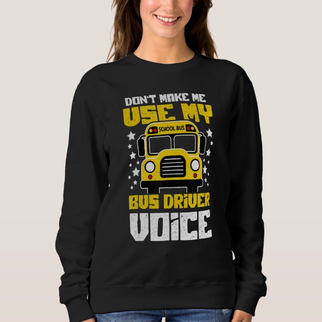 Camiseta Bus Driver Voice Back to School Bus Driver (Frente)