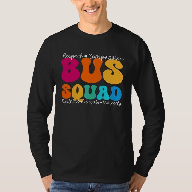 Camiseta Bus Squad Appreciation Week Back to School (Frente)