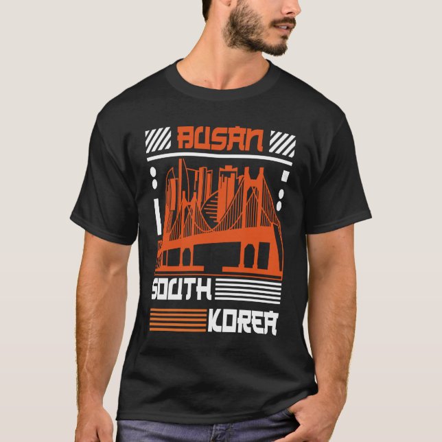 Camiseta Busan South Korea City K Pop Fans K Drama (Frente)