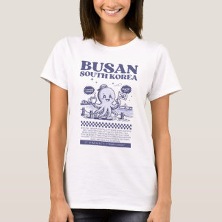 Camiseta Busan South Korea Retro City 