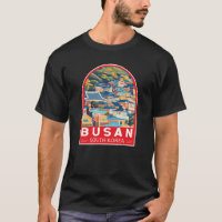 Busan South Korea Viagem Art Emblem