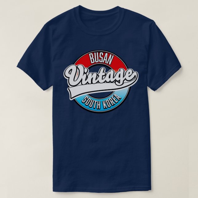 Camiseta Busan South korea vintage (Frente do Design)