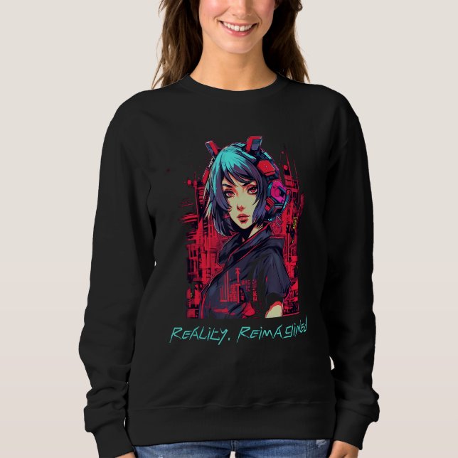 Camiseta Busca da cibernética de robôs da Sci-Fi (Frente)