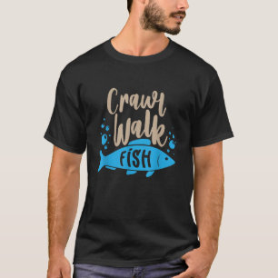 Camiseta Busca de caça e pesca de peixe