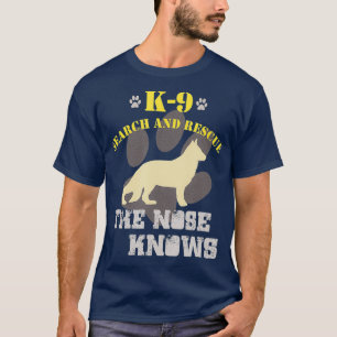 Camiseta Busca e salvamento do K9Shepherd Dog GSD