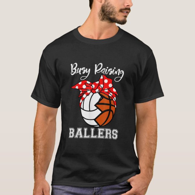 Camiseta Busca no Raising Ballers Funny Voleibol (Frente)