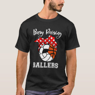 Camiseta Busca no Raising Ballers Funny Voleibol Baske