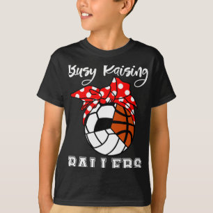 Camiseta Busca no Raising Ballers Funny Voleibol Baske