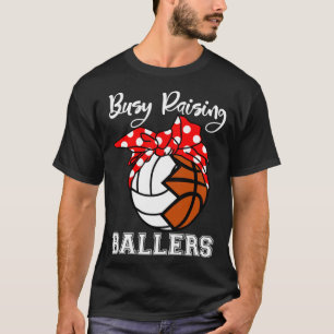 Camiseta Busca no Raising Ballers Funny Voleibol M