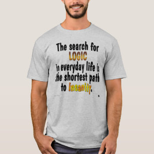 Camiseta Busca para a lógica (homens)