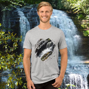 Camiseta Buscando Invasores de Quedas d'Água