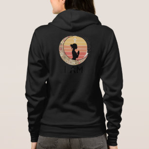 Camiseta Buscar Deus Sempre Hoodie Negro