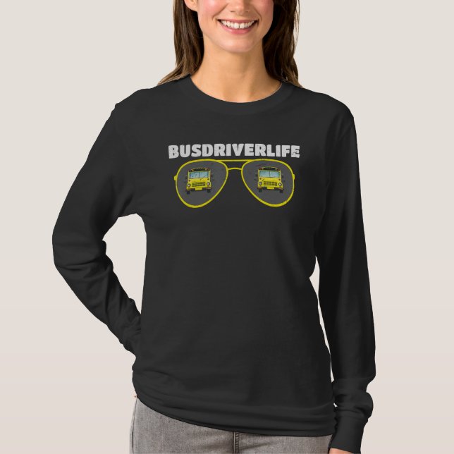 Camiseta Busdriverlife Yellow School Bus Driver (Frente)