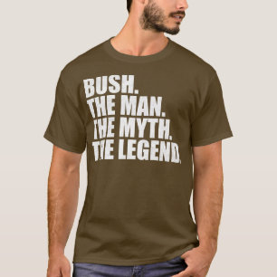 Camiseta Bush Bush Family name Bush sobrenome Bush Surname