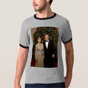 Camiseta Bush JR Presidente dos EUA Casa Branca Natal