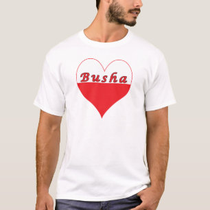 Camiseta Busha Polonês Heart