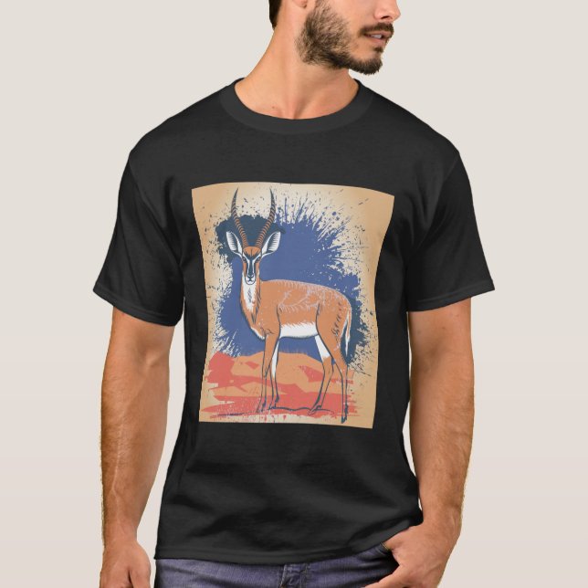 Camiseta Bushbuck estilizado (Frente)