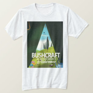 Camiseta Bushcraft da "a região selvagem da mãe Natureza