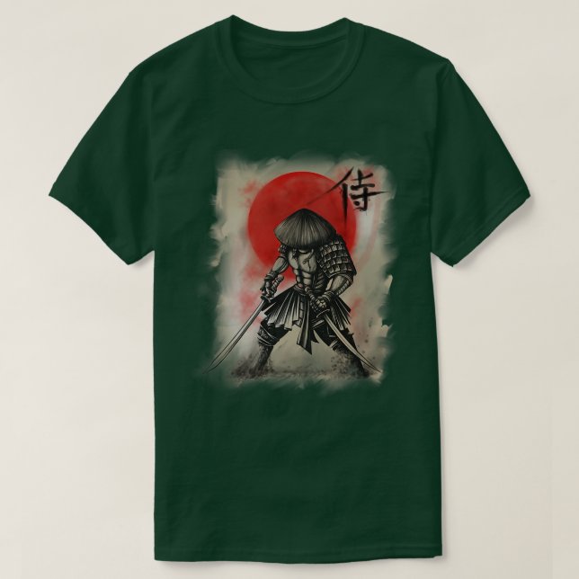 Camiseta Bushido Code Samurai Japan  (Frente do Design)