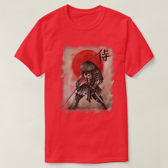 Camiseta Bushido Code Samurai Japão 198 (Frente do Design)