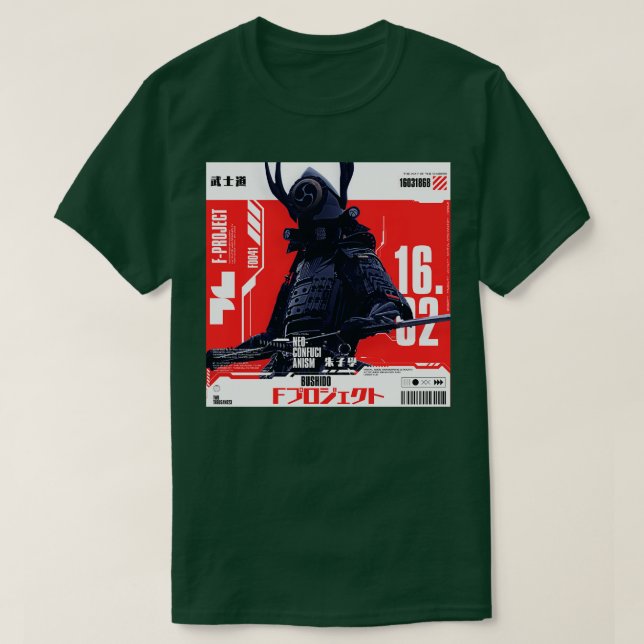 CAMISETA BUSHIDO SPIRIT 2023 MODERN SAMURAI WARRIOR (Frente do Design)
