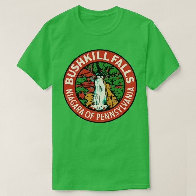 Camiseta Bushkill Falls (Frente do Design)