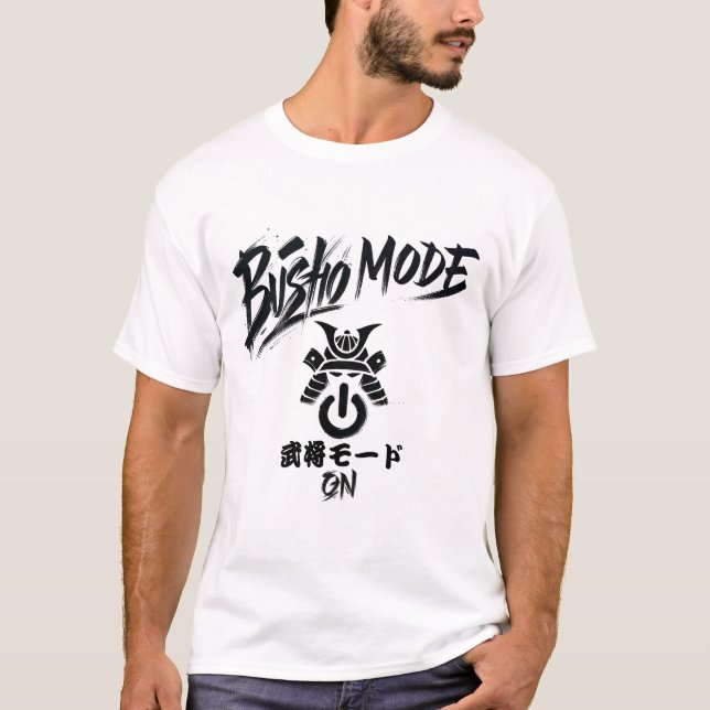 Camiseta Busho Mode on - Warrior mode (Frente)