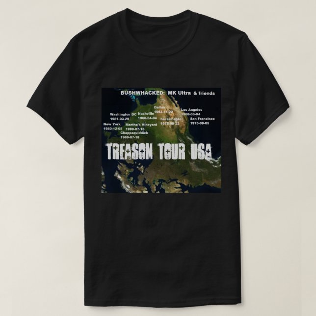 Camiseta Bushwhacking EUA (Frente do Design)