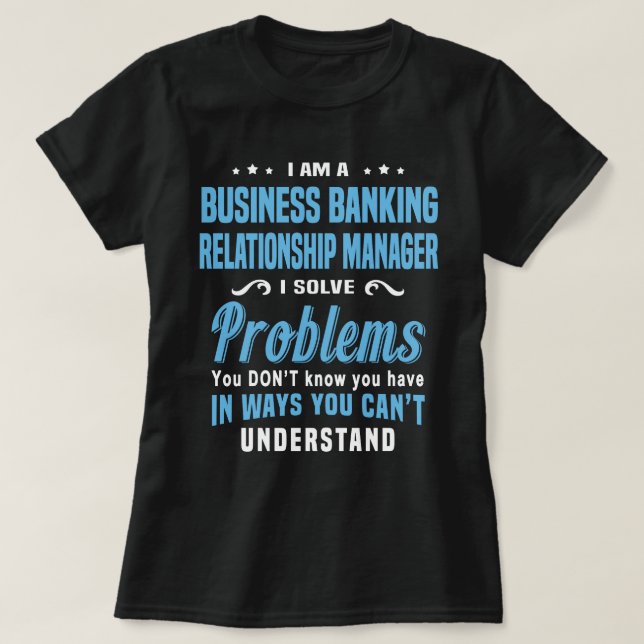 Camiseta Business Banking Relationship Manager (Frente do Design)