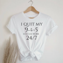 Camiseta Business Casual Graphic Tee - Quit 9 to 5