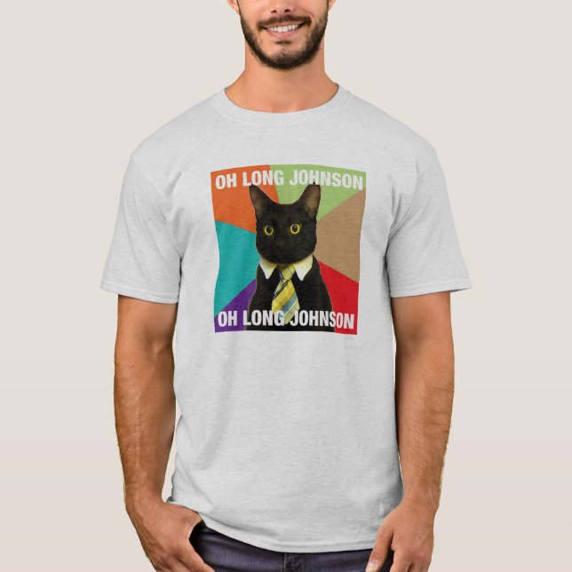 Camiseta Business Cat - Oh Long Johnson (Frente)