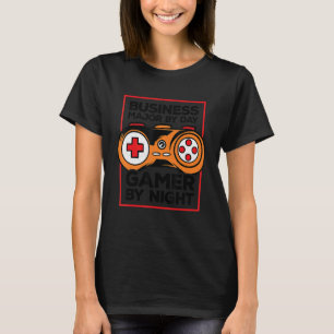 Camiseta Business Major By Day Gamer By Night Video Game Pl