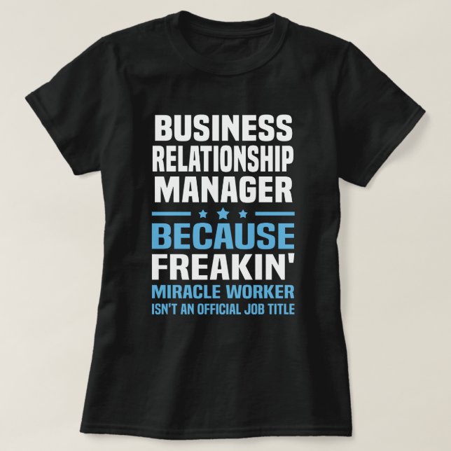 Camiseta Business Relationship Manager (Frente do Design)