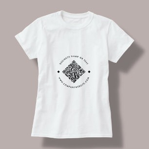 Camiseta Business Scan Me QR Code Site Moderno